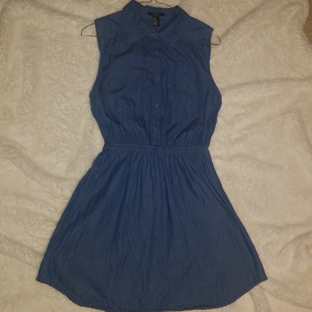 Forever 21 Sleeveless Denim dress